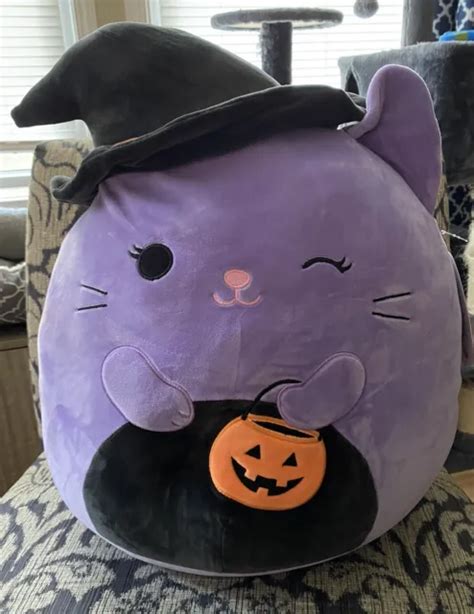 Purple witch cat squishmalllw